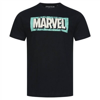 MARVEL Retro Logo Herren T-Shirt FBMTS750BLK