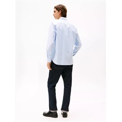 Regular Fit Stripe Stretch Oxford Shirt
