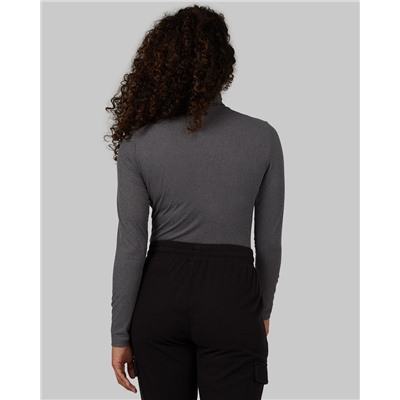 WOMEN'S SOFT RIB TURTLENECK