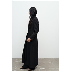 LONG SINGLE-BUTTON COAT