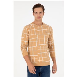 Erkek Camel Sweatshirt