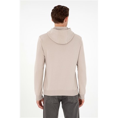 Erkek Taş Basic Sweatshirt