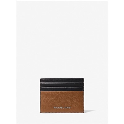 MICHAEL KORS MENS Cooper Pebbled Leather Tall Card Case
