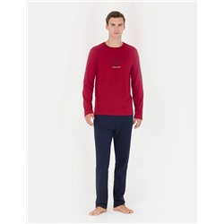 Bordo Pijama Takımı