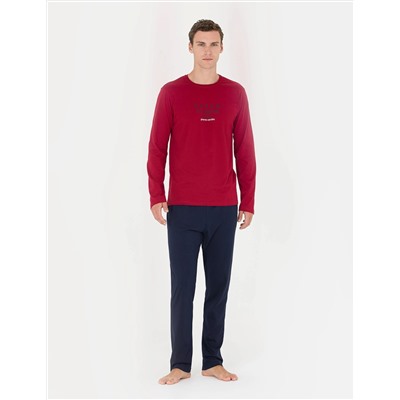 Bordo Pijama Takımı