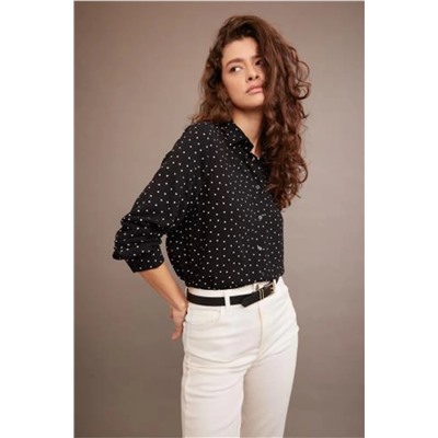 Defacto Regular Fit Gömlek Yaka Uzun Kollu Gömlek I8266AZ22AU