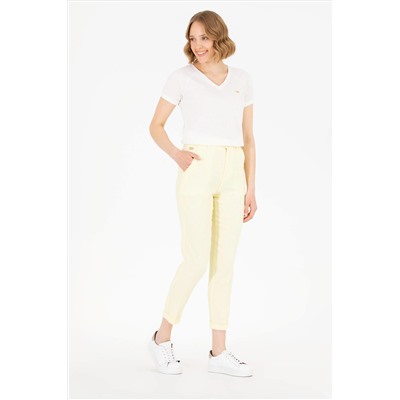 Kadın Neon Sarı Pantolon
