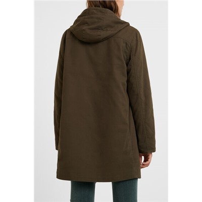 Parka militar cuello pelo