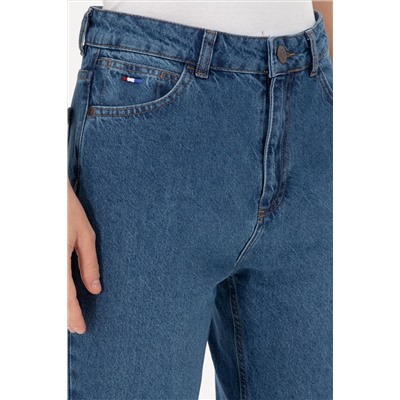 Kadın Açık Mavi Straight Fit Jean Pantolon