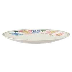Блюдо, 32 см, фарфор P, круглое, белое, Примула, Primula, 63052