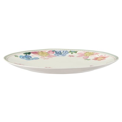 Блюдо, 32 см, фарфор P, круглое, белое, Примула, Primula, 63052
