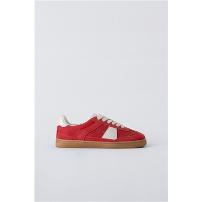 LEATHER TRAINERS