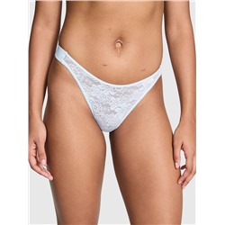 Wink Bling Lace High-Leg Thong Panty