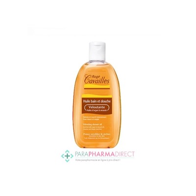 Rogé Cavaillès Huile de Bain et Douche Veloutante Huiles d'Argan et Amande 75ml FORMAT VOYAGE