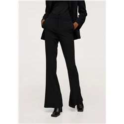 Pantalón flare aberturas -  Mujer | MANGO OUTLET Melilla