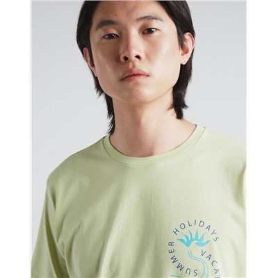 T-shirt, Men, Light Green