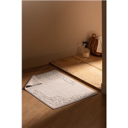 Orlena %100 Pamuk Ayak Havlusu - Gri - 50x70 cm