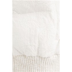 Chaleco padded de encaje