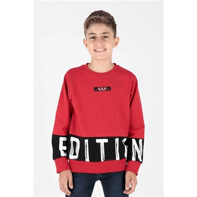 AHENGİM Kids Ak15121 Erkek Edition Baskılı Sweat 1-2-10001001
