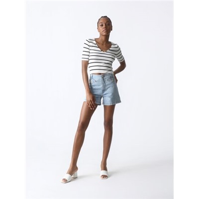 DENIM SHORTS