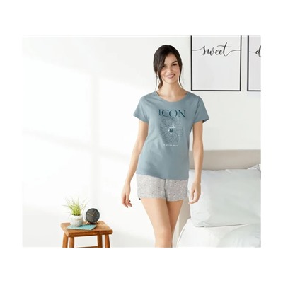 ESMARA® Damen Shorty Pyjama