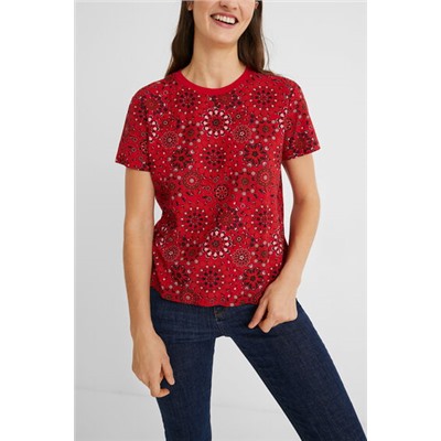 Camiseta mandalas 100% algodón
