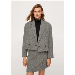 Americana pata de gallo -  Mujer | MANGO OUTLET Melilla