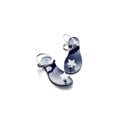Сандалии Zhoelala Twinkle little star (синий-серебряный-прозрачный с глиттером) / Zhoelala Twinkle little star (silver-blue-crystal shimmer)