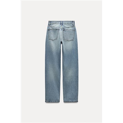 TRF STRAIGHT-LEG MID-RISE JEANS