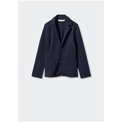 Americana traje regular fit textura -  Niño | MANGO OUTLET España