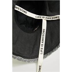 Gorro ala ancha denim