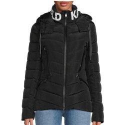Karl Lagerfeld Paris Hooded Puffer Jacket