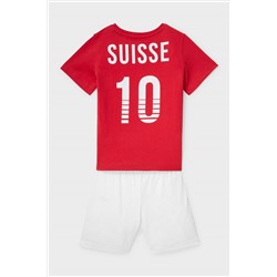Shorty-Pyjama - Bio-Baumwolle - 2 teilig