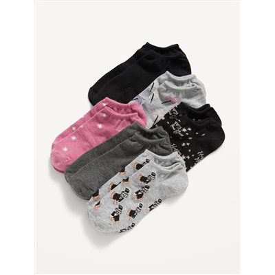 Novelty Ankle Socks 6-Pack for Women