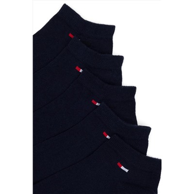 U.S. Polo Assn., 5’li Paket Çorap Lacivert - Regular Fit - Şık ve Rahat Tasarım (Erkek/Bayan)