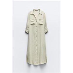 FROM 07.08 TO 10.01 LINEN TUNIC DRESS