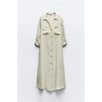 FROM 07.08 TO 10.01 LINEN TUNIC DRESS