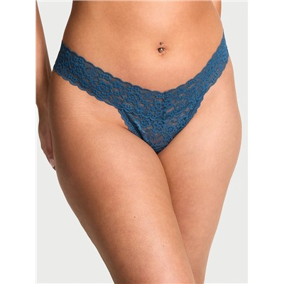 Eyelet Mesh Thong Panty