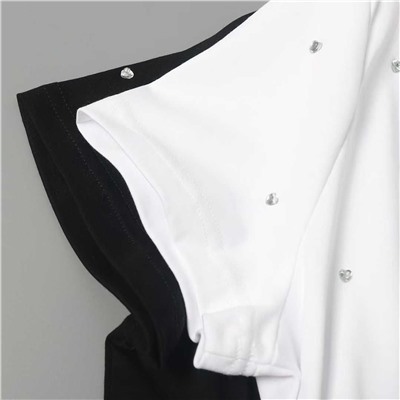 Женская футболка со стразами  KARL LAGERFEL*D ОРИГИНАЛ! 😎