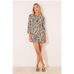Set camisa y pantalón corto cebra