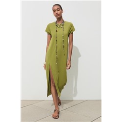 WASHED MIDI DRESS