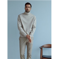 Sweatshirt mit hohem Stehkragen