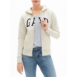 Gap Logo Zip Hoodie In Fleece