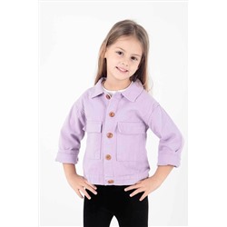 AHENGİM Kids Kız Çocuk Ceket Pamuklu Gabardin Renkli Ceket Ak2210 1-2-10001125