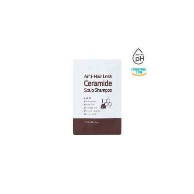 [Sample] Anti-Hair Loss Ceramide Scalp Shampoo (10ea), Cлабокислотный шампунь с керамидами против выпадения волос