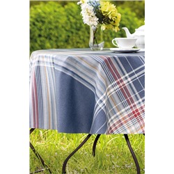 Farrant Pvc Masa Örtüsü - Lacivert - 140 cm