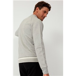 Sudadera Gris claro jaspeado