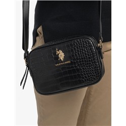 CROCODILE EMBOSSED CROSSBODY BAG