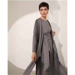 ПЛАТЬЕ-КАРДИГАН CAELI ИЗ 100% НАТУРАЛЬНОГО ЛЬНА