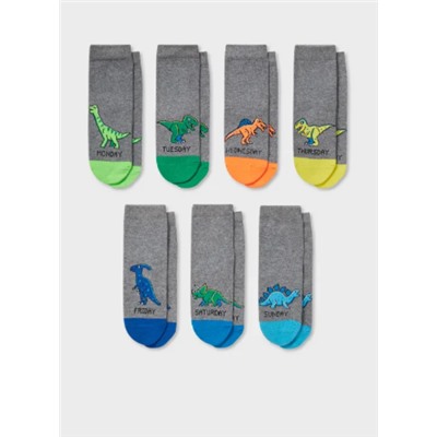 Multipack 7er - Dino - Socken